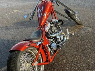 chopper med springer framgaffel