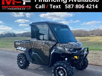 2022 canam defender hd10 limited (financing available)
