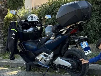 honda forza 750 bauletto smart key blu/azzurro