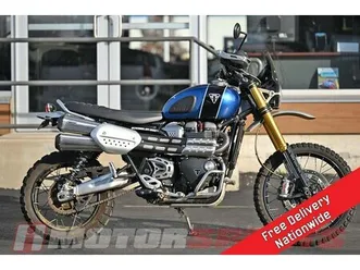 2019 triumph scrambler 1200 xe cobalt blue