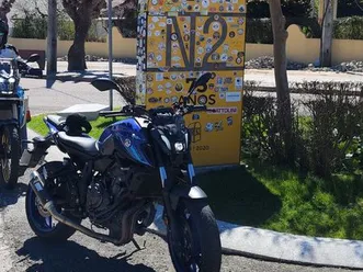 yamaha mt07 2022 alto do seixalinho, santo andré e verderena