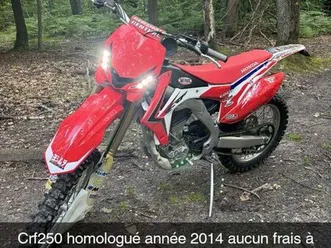 honda crf 250 homologuée - 2014 - excellent état