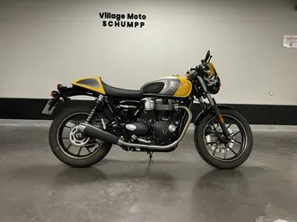triumph street cup 2019 900 cm3 | moto routière | 8 450 km | jaune | 67201 eckbolsheim