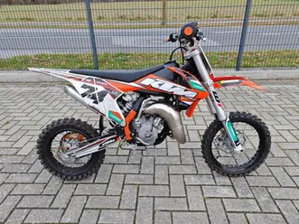 ktm sx 65 lc + helm cross kinder