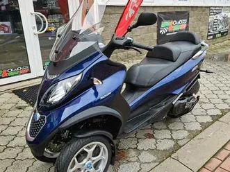 piaggio mp3 500 lt, původ čr, možno řídit s ř. p. b, navigace, abs, asr