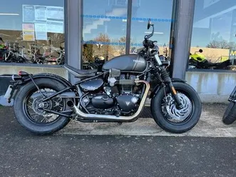 triumph bonneville bobber 1200 2022 1200 cm3 | moto custom | 6 490 km | gris | 35132 vezin le coquet