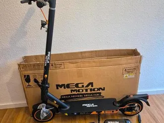 neu! mega motion e scooter e roller + ovp strassenzulassung