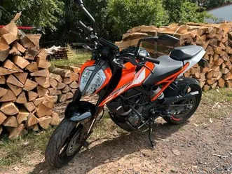 ktm duke 125 orange abs*akrapovic