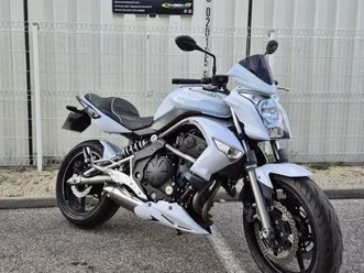 kawasaki er-6 2009 650 cm3 | moto roadster | 39 100 km | blanc | 38150 salaise sur sanne