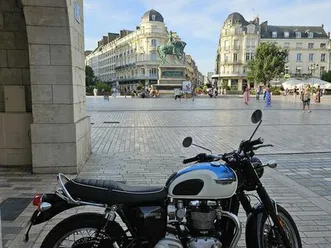 ?️ triumph bonneville t120 chrome 2020 – 19 500 km – ? kit d’entretien offert – ◊ orléans