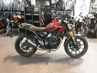 triumph scrambler 400 x, retro, modèle démo, chf 5'500.-