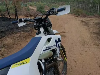 husqvarna fe450 com kit completo de embraiagem rekluse e original satão