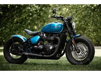 triumph bonneville bobber black tüv neu garantie
