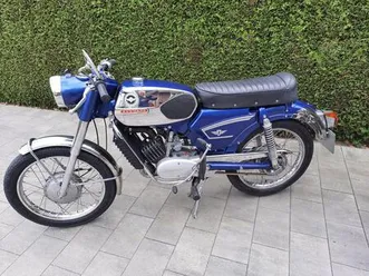 zündapp 517 blauw, 50 cc, 5 schalter totaal revisiert !