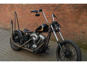 ② harley davidson custom chopper, evolution blok.