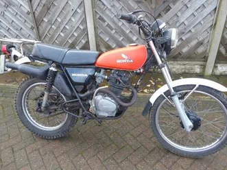 honda xl 125 s reg tax-mot excempt starts runs got v5 and keys