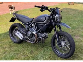 ducati scrambler - unikat mit termignoni auspuff