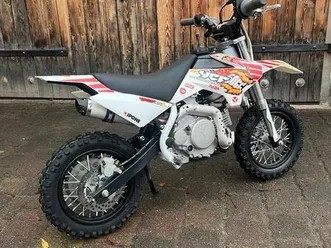 ycf 50 a motorrad kinder/motocross/viel zubehör/schutzausrüstung