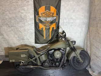 harley-davidson softail heritage fxst, evo, army, military, bund
