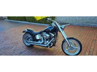 harley-davidson warneke & faust custombike softail mit lift