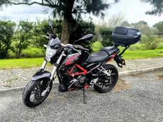 benelli bn 251 - com top case - carta a2 (até 35 kw) caldas da rainha - nossa senhora do pópulo, coto e são gregório