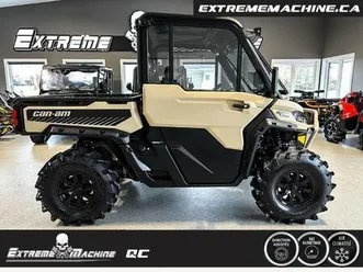 2025 can-am defender limited bas kilometrage !!!! systeme de son!!