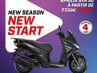 aprilia sxr 50 promo garantie 4 ans