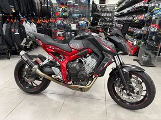 cb 650 f - abs - full - année 2016 - noire/rouge - 34745 kms - honda - a2