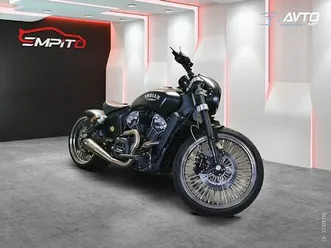 indian scout bobber custom café racer cruise samo1200km