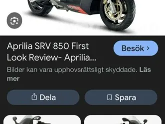 har någon en aprilia srv850 eller en maxi scooter