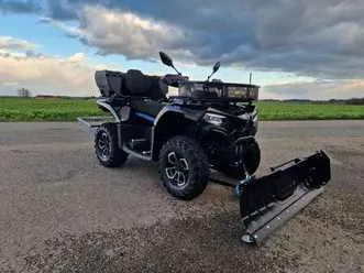 450 dlx abs inkl. schneeschild korb hi+vo winderdienst quad