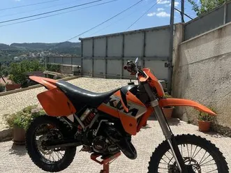 ktm 125 exc. britelo, gémeos e ourilhe