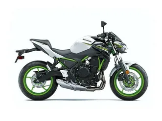 2021 kawasaki z650 abs pearl blizzard white/metallic spark black