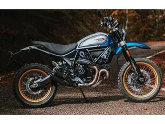 ducati scrambler desert sled - sparkling blue top!!