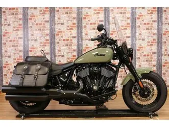 2025 indian super chief dark horse - 567 miles! - 1 owner - moss green - superb!