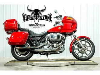 1983 harley-davidson, fxrt, super glide sport red