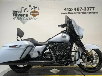 2023 harley-davidson® street glide® special atlas silver metallic - black finish