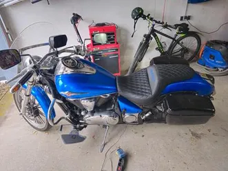 vn 900 custom inkl navi, trittbretter, ganganzeige uvm tüv 8/27