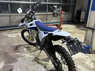 husqvarna fe 501 enduro weiß