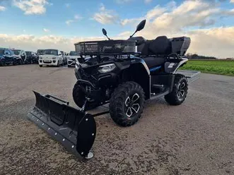 cforce 450 dlx abs inkl. schneeschild korb hi+vo winterdienst