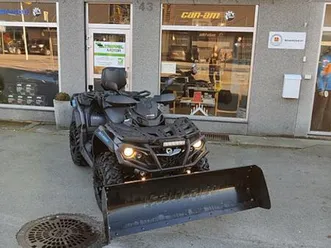 can-am outlander max xt 650 t med brøyte pakke og mva!