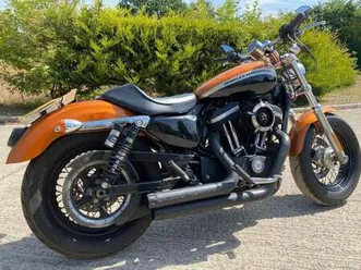2014 harley davidson 1200 custom limited xl ca 14 orange black sportster