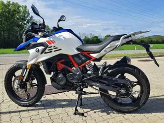 g 310 gs inkl. hauptstãnder, normaler & hoher sitzbank, abdeckplane