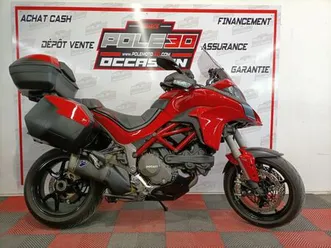 ducati multistrada 1200 s touring d-air 2015 1200 cm3 | moto trail | 17 300 km | rouge | 30000 nimes