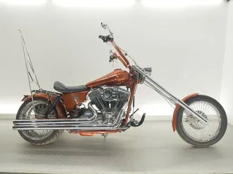 harley-davidson fxd ombyggd lång gaffel dyna super glide