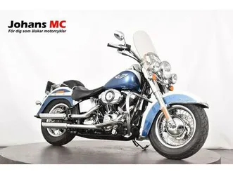 harley-davidson softail deluxe flstn 103 abs, endast 1 ägare