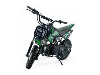 dirtbike agb 21 grön barncross 70 cc