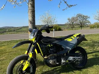 husqvarna 701 supermoto remus, kurzes heck, spiegel, tüv