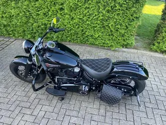harley davidson softail slim, black, jekill & hyde, topzustand
