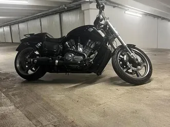 harley davidson v-rod muscle 2009 - auspuff & fahrwerk